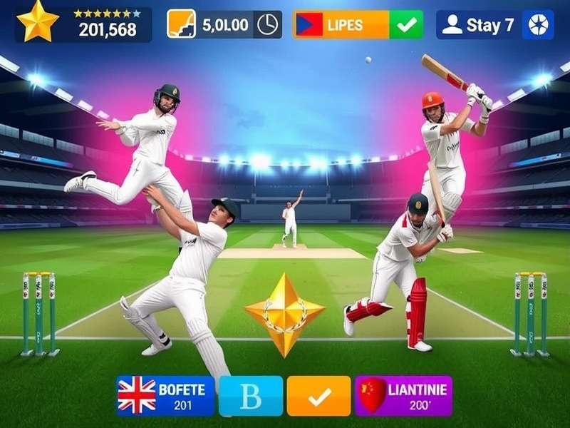 Legendary Cricketing Titan Gameplay Screenshot